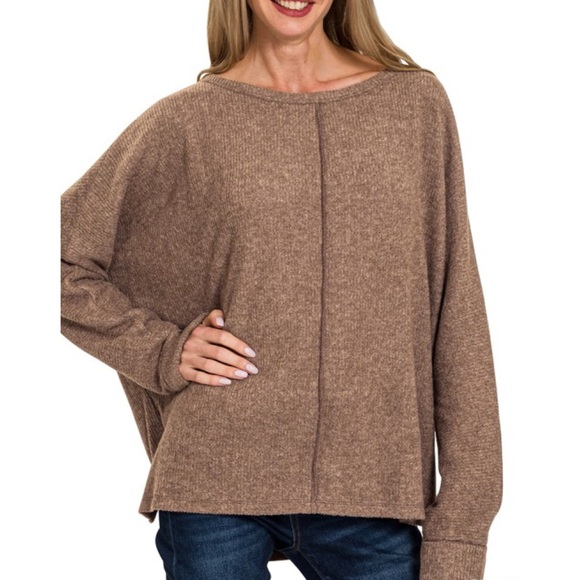 🎉JUST ARRIVED🎉 Ribbed Top - Picture 2 of 2